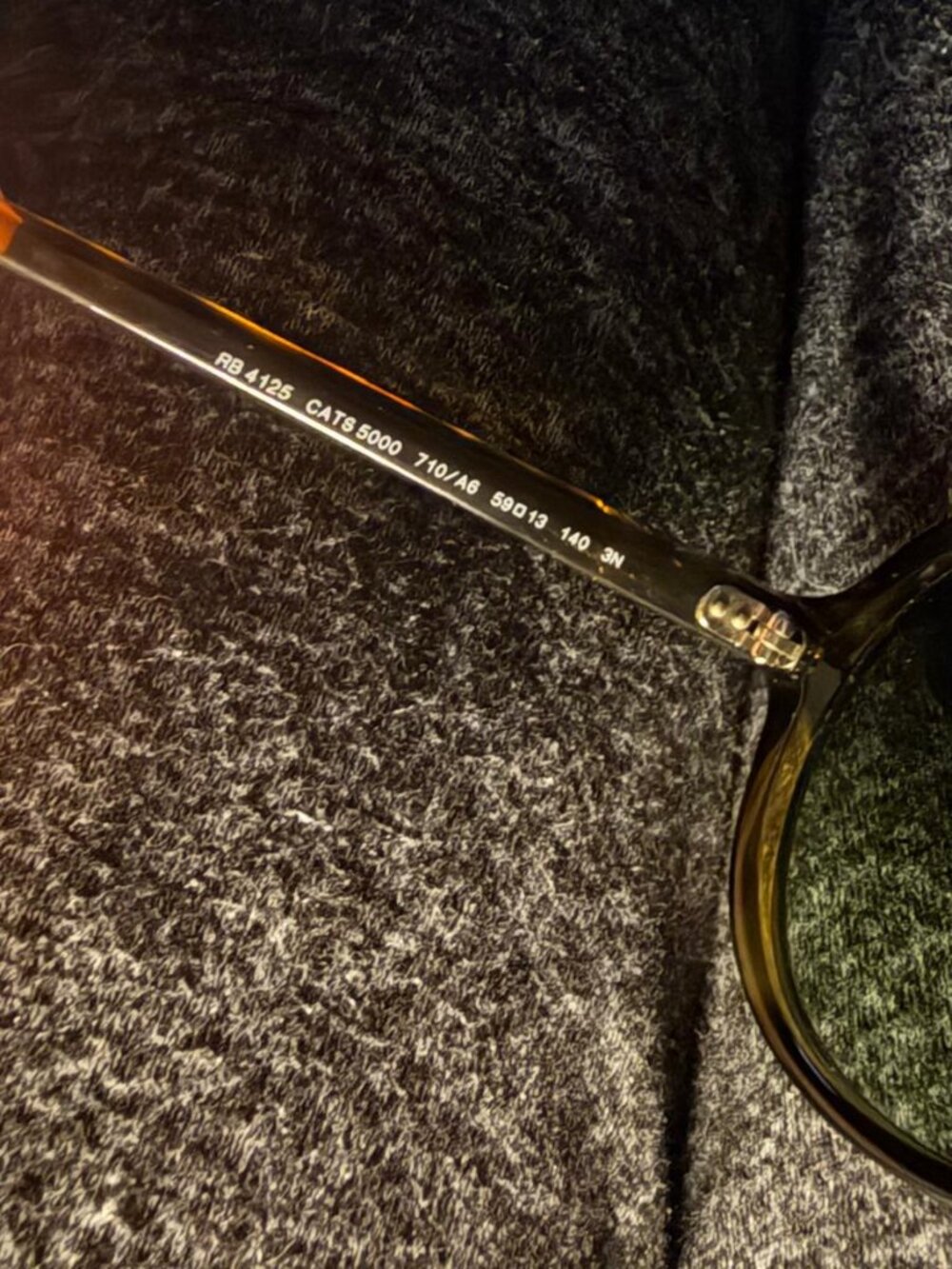 Ray-Ban Cats 5000 RB4125 Havana Tortoise Green Gradient Sunglasses - Picture 8 of 9